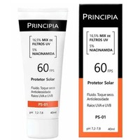 Protetor Solar Facial PS-01 Principia FPS 60 Niacinamida