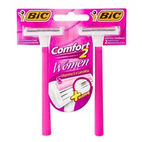 Aparelho de Depilar Descartável Bic Comfort 2 Women 2 Unidades