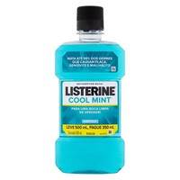 Enxaguante Bucal Antisséptico Hortelã Listerine Cool Mint Frasco Leve 500ml