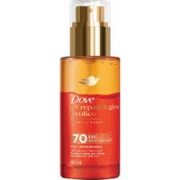 Protetor Solar Capilar FPC 70 Dove Óleo + Sérum UV repair & glow ferúlico