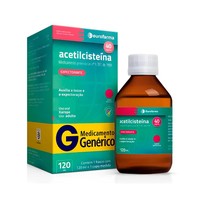 Acetilcisteina Xarope 40mg/ml Adulto Eurofarma 120ml