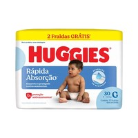 Fralda Descartável Infantil Huggies Tripla Proteção Pacote com 2 Fraldas Grátis
