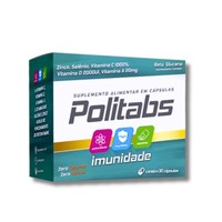 Suplemento Alimentar Politabs Imunidade 30 cápsulas