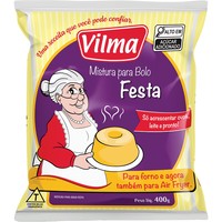 Mistura p/ Bolo Vilma Pcte. 400g (Exc. Chocolate)